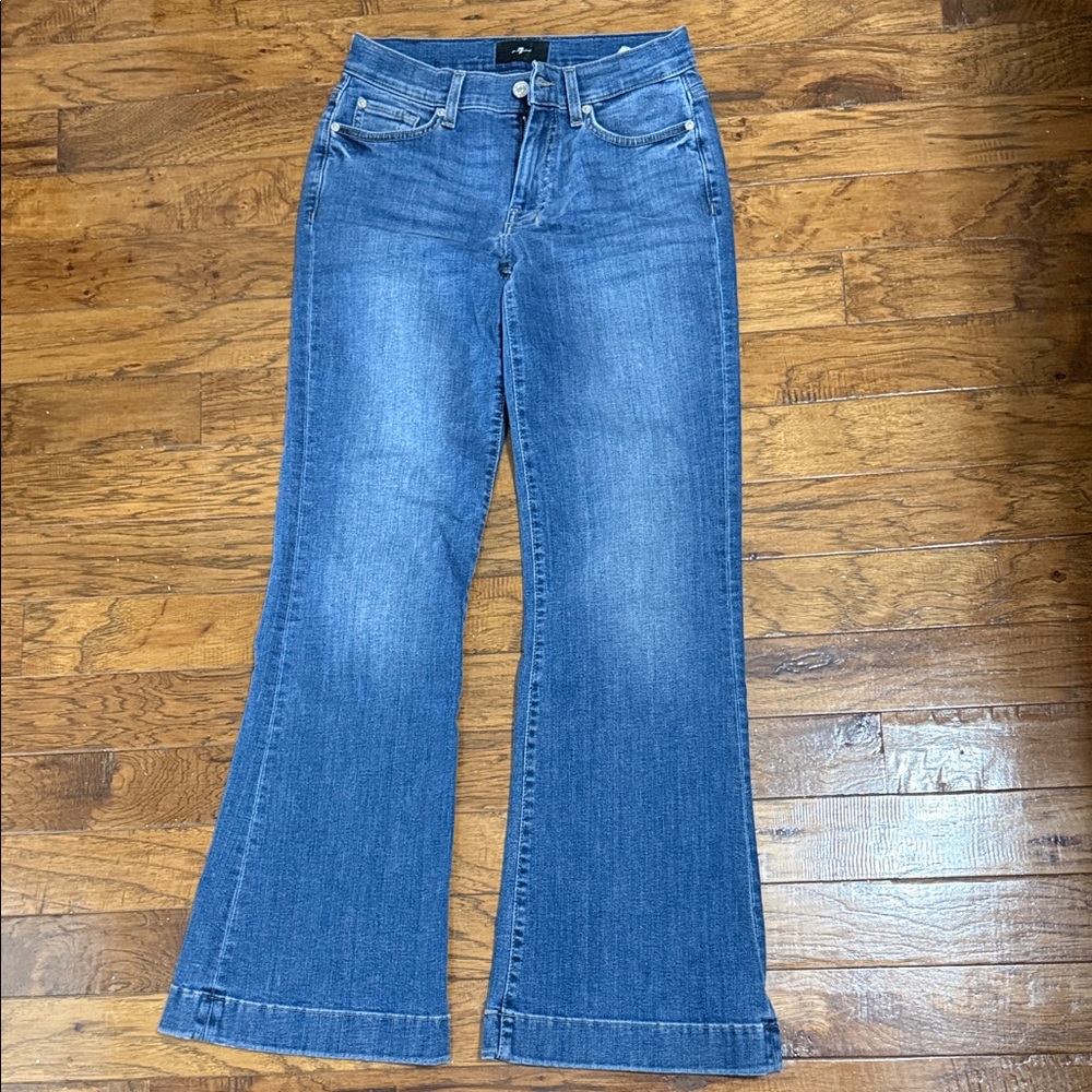 Tailorless In Marsh 7 For all mankind 
 Blue Women's Jeans